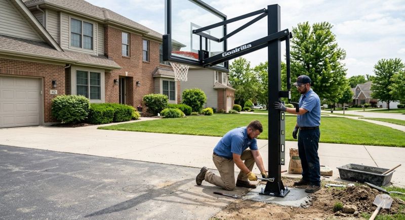 Basketball Goal Installation in Arvada, CO