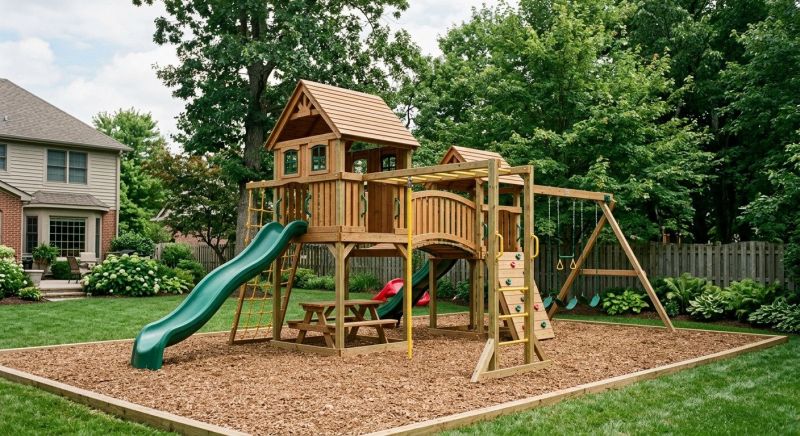 Jungle Gym Installation in Conroe, TX