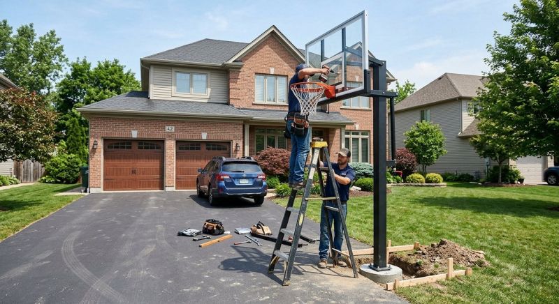 Basketball Goal Installation in Alpharetta, GA