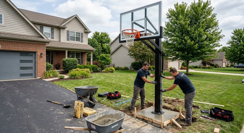 Basketball Goal Installation in Alpharetta, GA