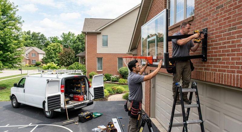 Basketball Goal Installation in Arvada, CO
