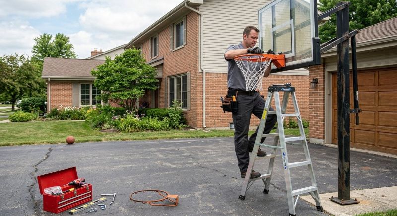 Basketball Goal Repair in Longmont, CO