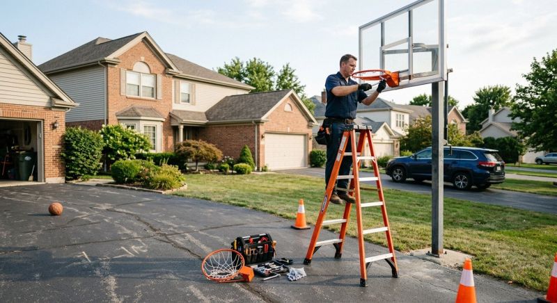 Basketball Goal Repair in Prescott Valley, AZ