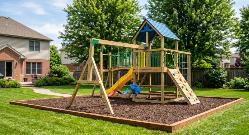 Playground Installation in Overland Park, KS