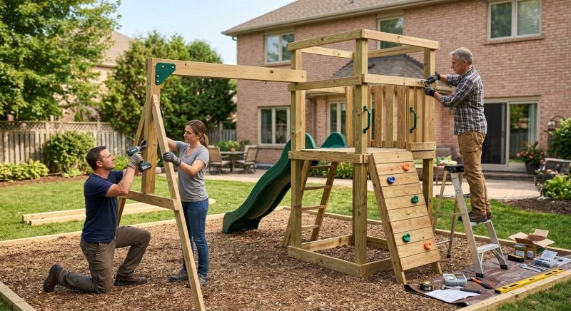 Playground Set Assembly in Kansas City, MO