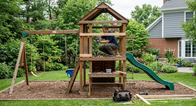 Playset Repair in Littleton, CO