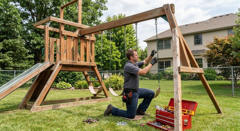 Playset Repair in Overland Park, KS