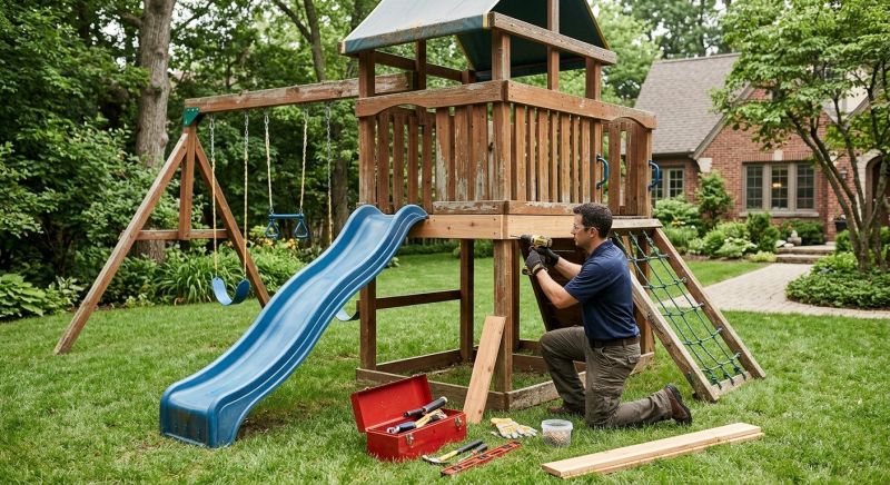 Swing Set Repair in Alpharetta, GA