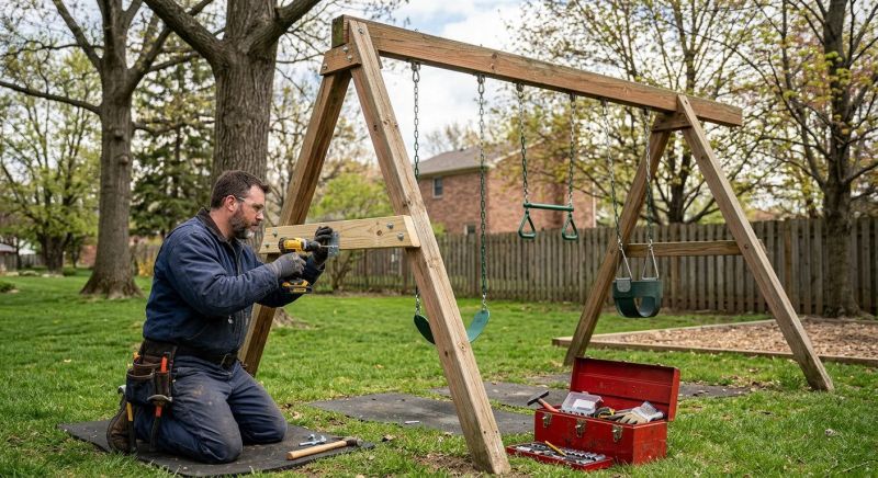 Swing Set Repair in Olathe, KS