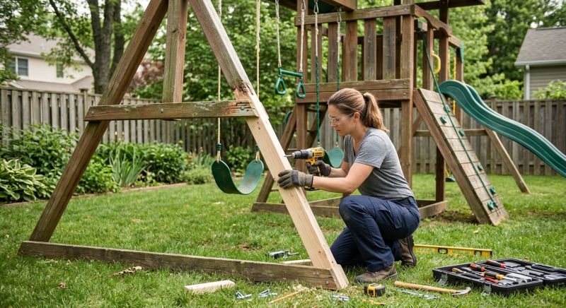 Swing Set Repair in Kansas City, KS